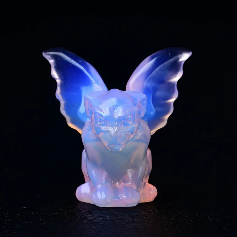 Crystal Gargoyle Room Decor Crystals Home Decorations Crystal Witchcraft Decoration Home Home Decor Halloween Decoration Anime