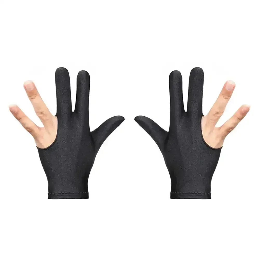 High Quality Snooker Billiard Cue Glove Pool Left Hand Open Three Finger Accessory Fitness Accessories for Men and Women