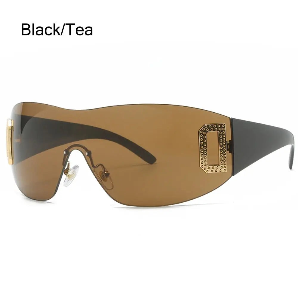 Fashion Designer Sunglasses Women 2023 Luxury Trending Y2k Sunglasses Woman Shade Pink Glasses Goggle 2000'S Lentes De Sol Mujer