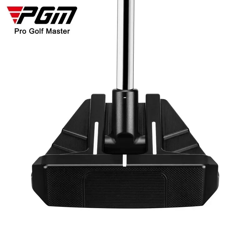 PGM New Golf Putter Stainless Steel Shaft Flat-Push Club Reversible Handle Aiming Post Easy to Use for Beginners