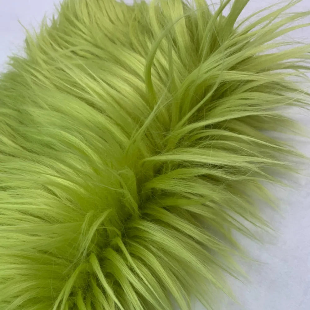 Faux Fur Fabric 46 Colors 160x50cm 8cm Soft Long Plush Handmade Doll/Clothing Shaggy Fabric