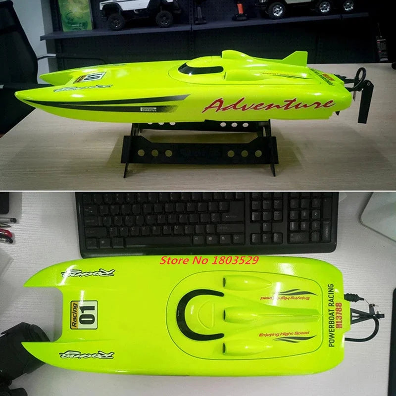 40km/H High Speed 2.4G RC Speedboat 53cm Large Size RC Racing Boat Mulit Function Waterproof RC Boat Summer Water Play Game Gift