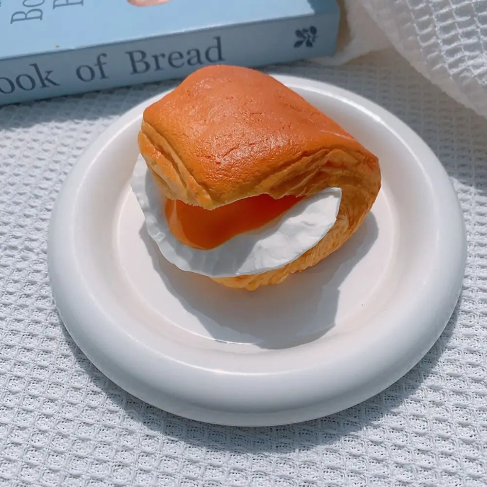 Simulation Bread Toast Squishy Toys Donuts Slow Rising Rebound Squeeze Toy Anti Stress Relief Toys for Kids Adults Desktop Decor