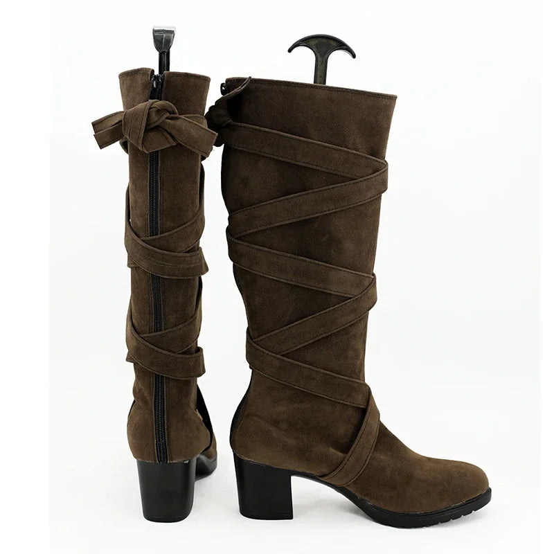 Movie Game Cosplay Boots Halloween Carnival Thrones Costume Made Halloween Party Shoes for Adult Women Man Halloween