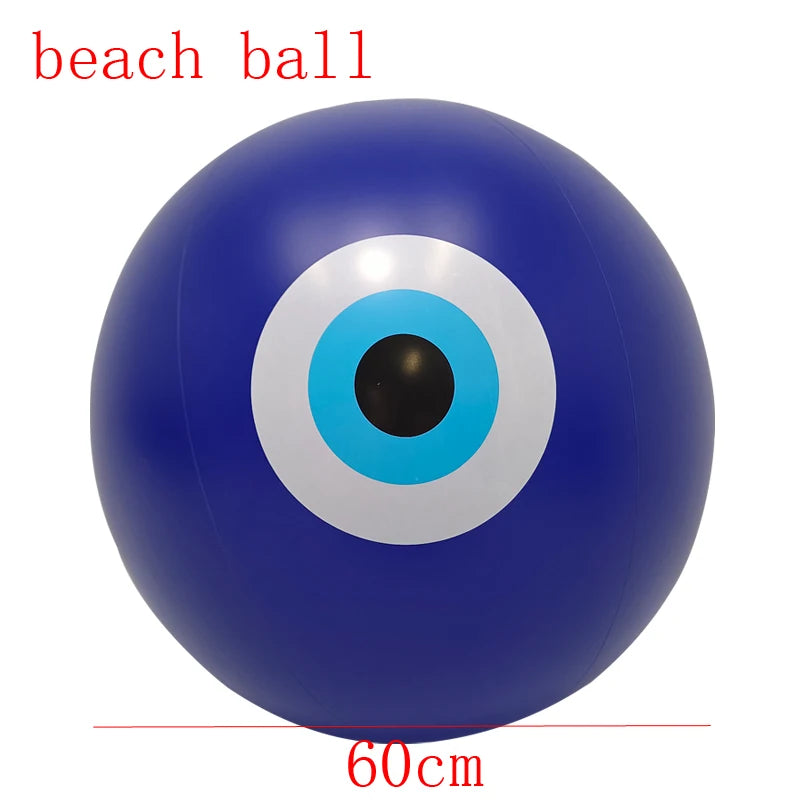 2022 Newest Giant Inflatable Eyeball Pool Float Lie on Greek Eye Floating Mattress Pool Lounge for Beach Floaty Summer Fun Toys