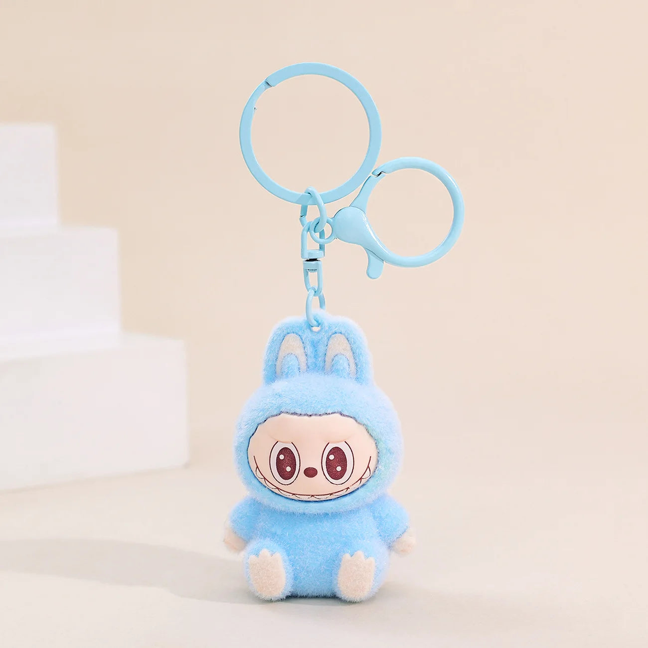 New Christmas Labubu Kawaii Particles Keychain Bag Cell Phone Charm Key Chain Christmas Gift