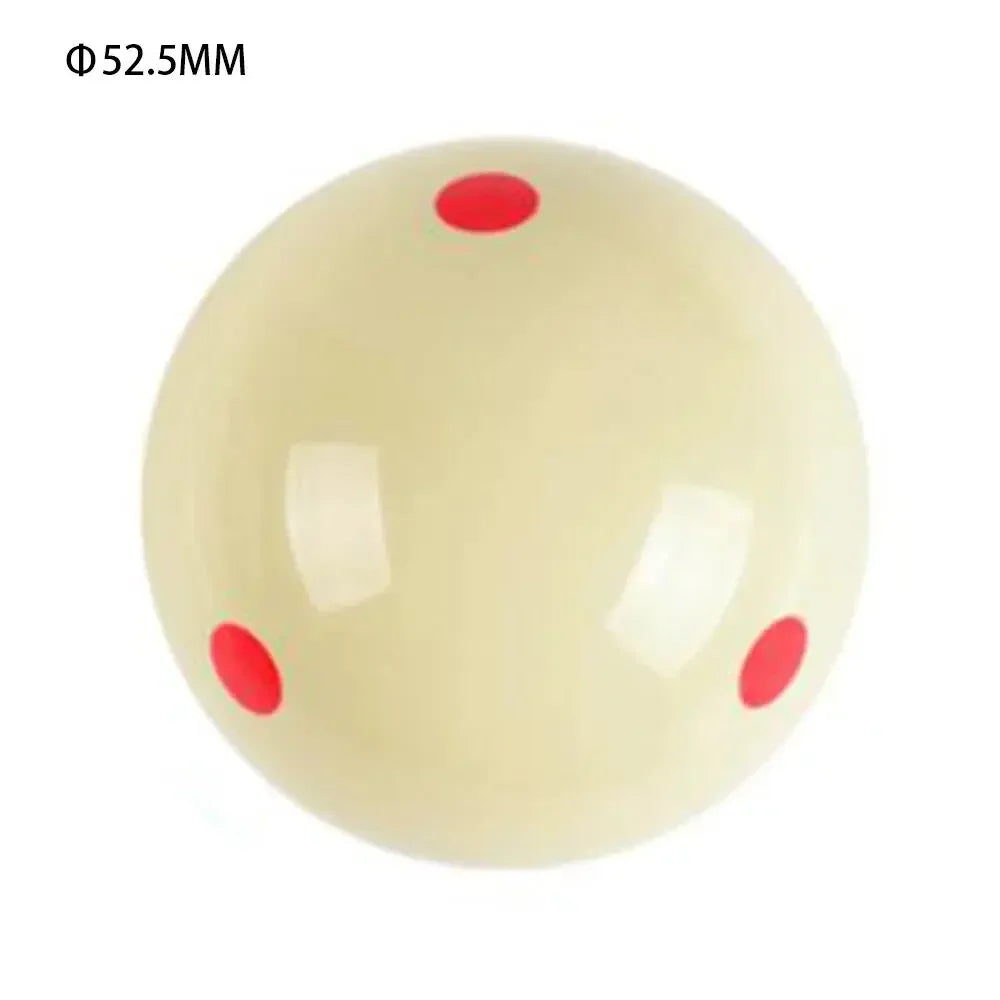 Professional Snooker Cue Ball Spot Measle Pool Billiard Practice Training Balls Red 6 Dot Spot Pool Standard 2-1/4" Accessories