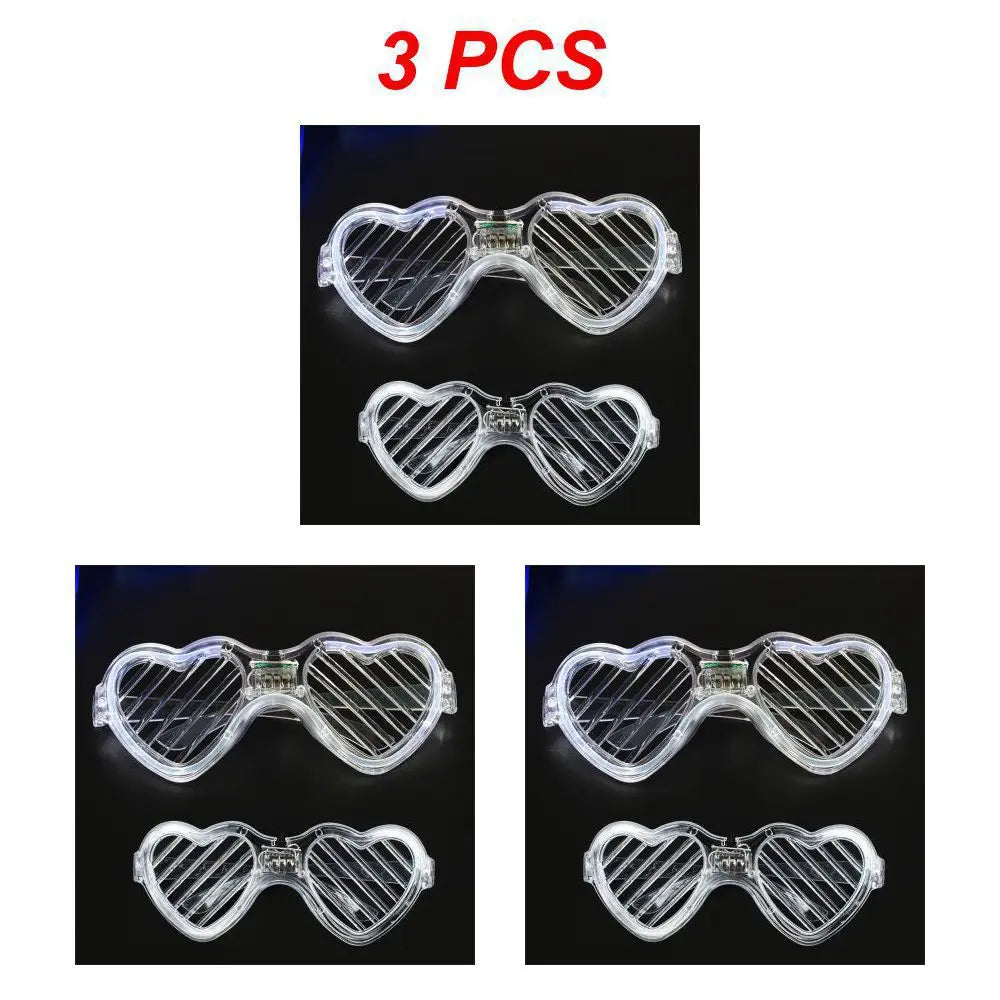 Sense of Future Science Technology LED Luminous Glasses Ins Popular Punk Goggles Party Christmas Colorful Light Shades Decor
