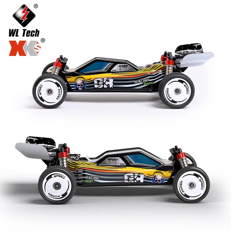 New Wl Tech 244016 Rc Model of Remote Control High-Speed 1: 24 Electric Two-Wheel Drive Electric Competitive High-Speed Toy Gift