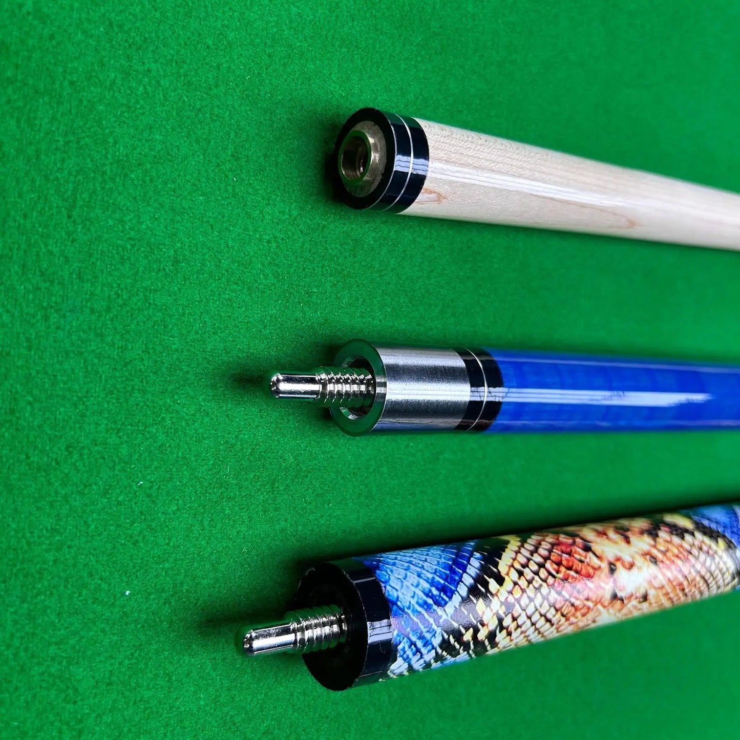 Billiard Pool Cue Stick Break Jump Cue Economic 13.8mm Large Tip 55' Wooden Billiard Cue for Practice Cue Beginners Men Women