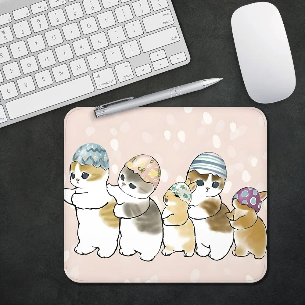 Gaming Mouse Pad XS Small Mousepad for Cute Pusheens Cats PC Gamer Desktop Decoration Office Mouse Mat Deskmat Rug