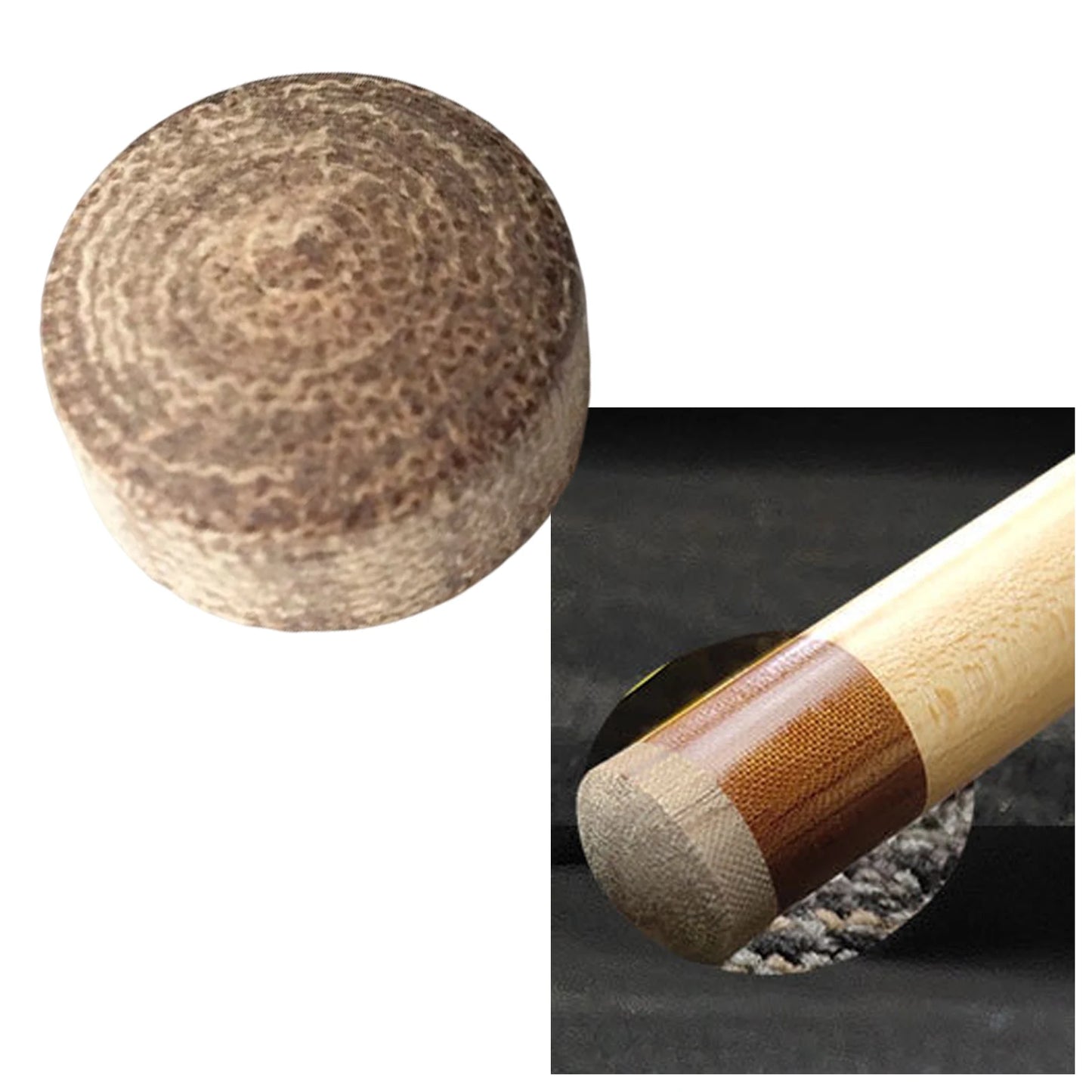 Pool Stick Tip Round Replacement Repair Break/Jump Tip Glue to Repair Hardness for Billiard Snooker Pool Cue Accessory
