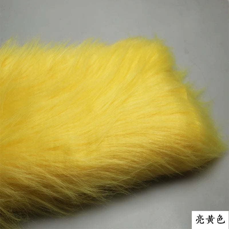 4 Kinds of Purple 12cm Long Pile Fur Faux Fur Fabric Soft Plush Faux Fur Fabric Sewing DIY Toy Home Background Decoration Cloth