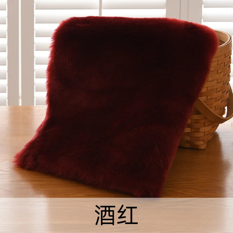 2.5cm Imitation Rabbit Fox Fur Grass Counter Decoration Carpet Clothing Scarf Animal Fur Suit Fabric