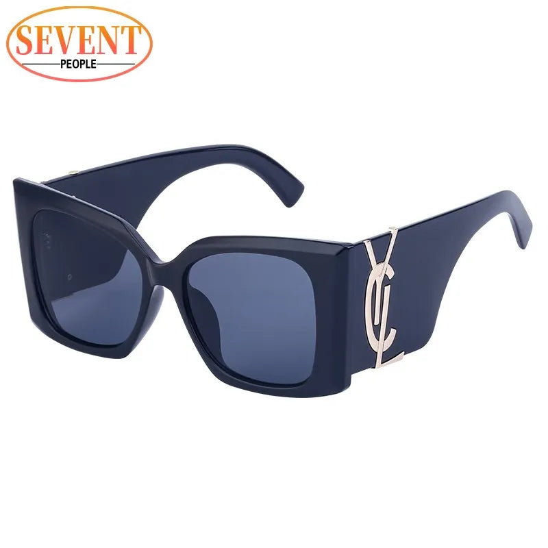 Oversized Cat Eye Sunglasses Women 2025 Luxury Brand Designer Fashion Square Sun Glasses for Female New Trend Big Frame Sunglass