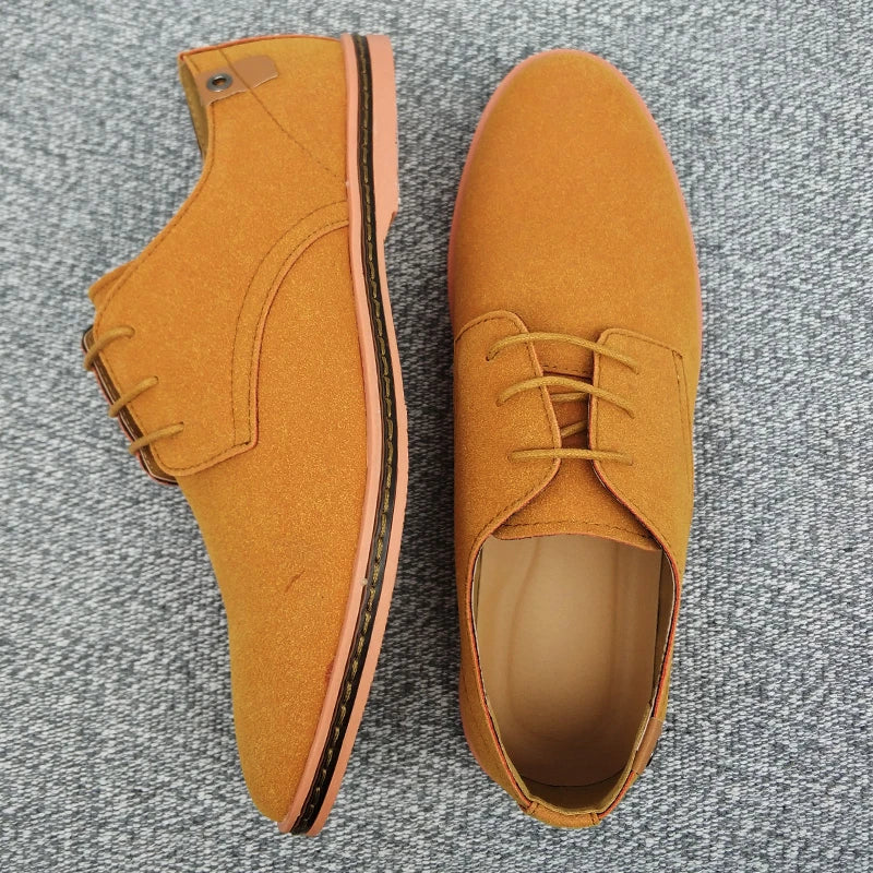 New Men Dress Shoes Classic Leather Casual Business Men Shoes Italian Oxford Shoes for Men Black Flats Footwear Size 46