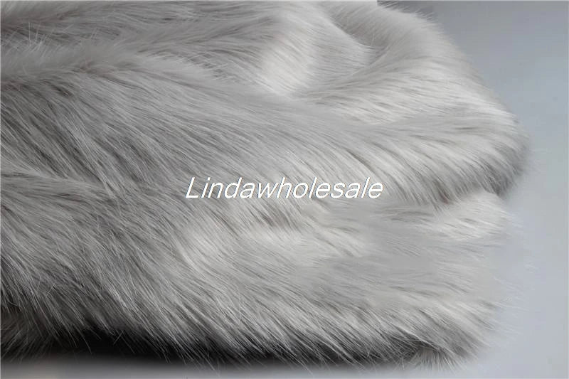 Wholsale Imitation Fox Plush Fur,cloth Counter Carpet Material,faux Fur Fabric,160cm*50cm/Pcs