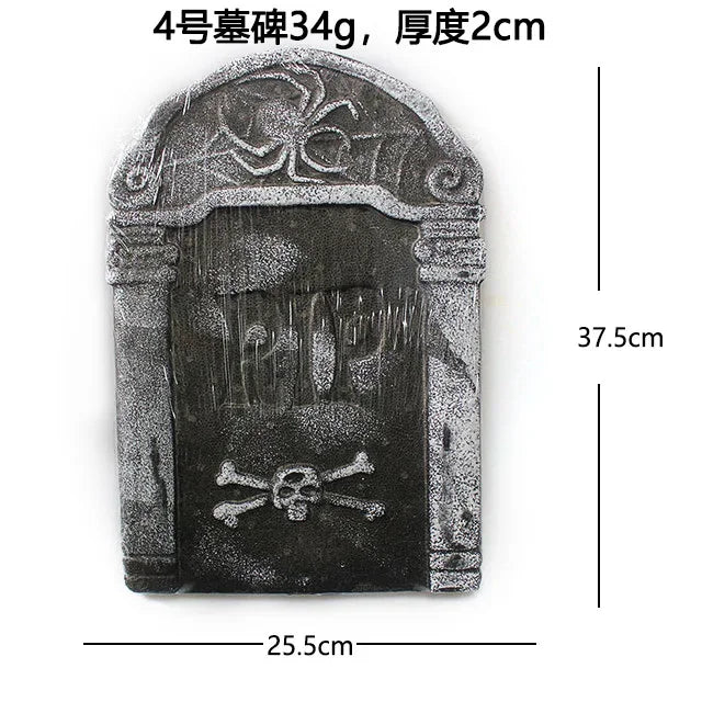Halloween Decoration Foam Tombstone Ghost Festival Home Haunted House Bar Scene Layout Props Kids Adults Happy Halloween Supplie