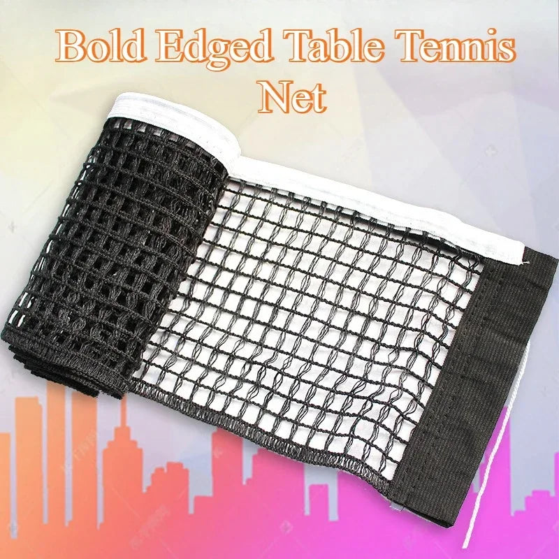 Bold Edged Table Tennis Net 4 Wires and 2 Threads Outdoors Competition Specific Ball Game Table Blocking Thickening 1.8m*0.15m