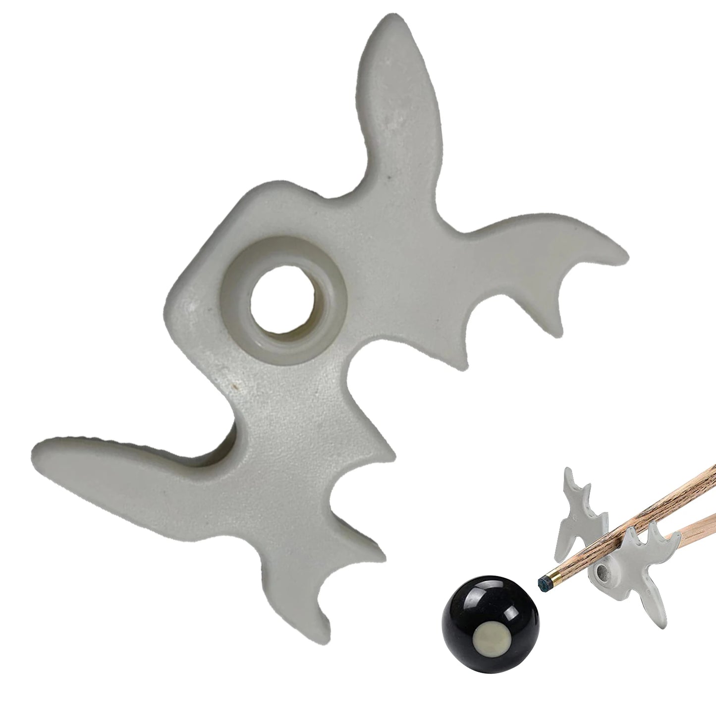 Pool Cue Bridge Head Snooker Billiards Cue Rack Bridge Head Billiards Cross Antlers Rod Holder Accessories