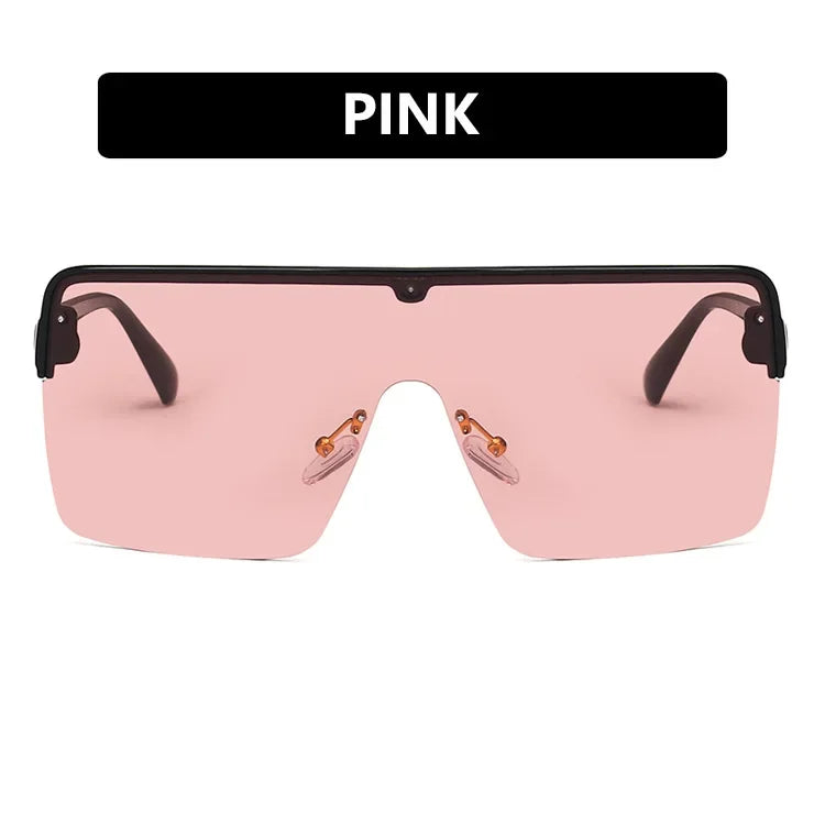 Hot Fashion Brand Designer Sunglasses Women Summer Rimless Square Shades Sun Glasses Eyewear Sunshines Luxury Sunglasses Woman