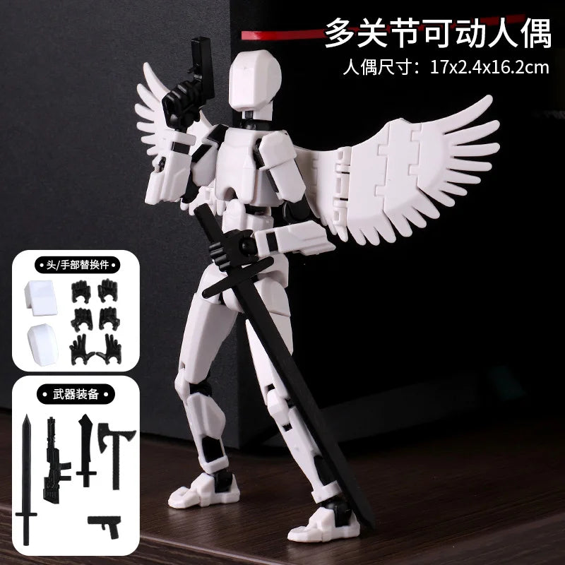 Dummy 13 Lucky Doll 13 Joint Movable 3D Printing Toy Dummy Doll DIY Decompression God