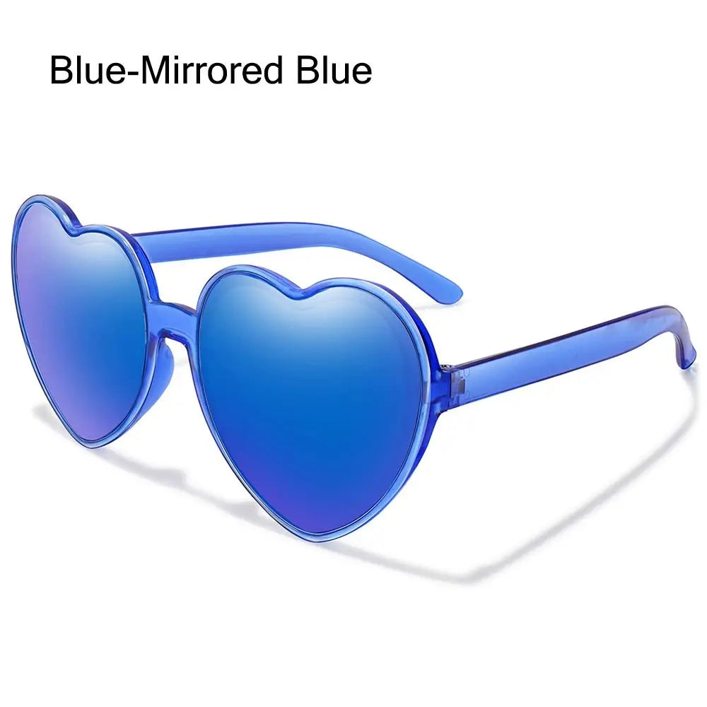 Summer Heart Sunglasses Trendy Heart Shaped Sun Glasses for Women Party Halloween Cosplay Glasses UV400 Protection Eyewear