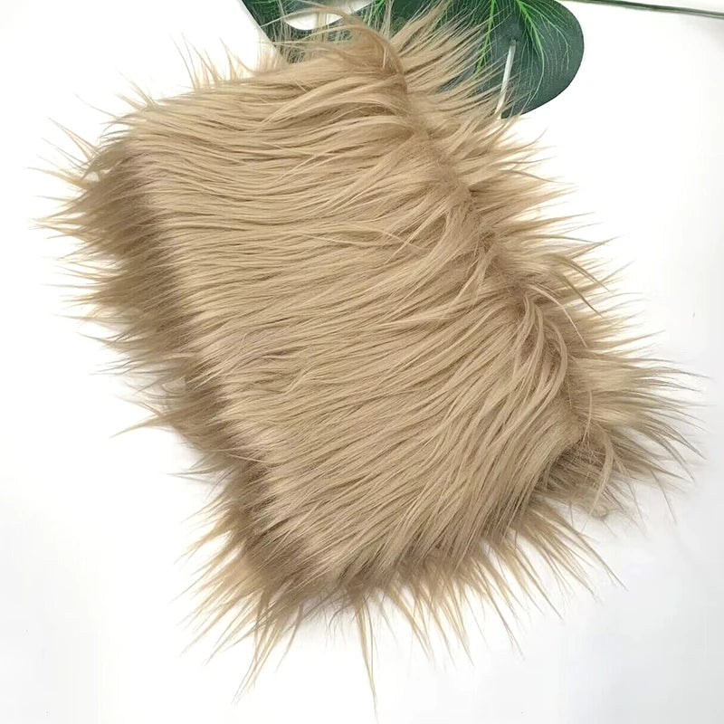 Faux Fur Fabric 46 Colors 160x50cm 8cm Soft Long Plush Handmade Doll/Clothing Shaggy Fabric
