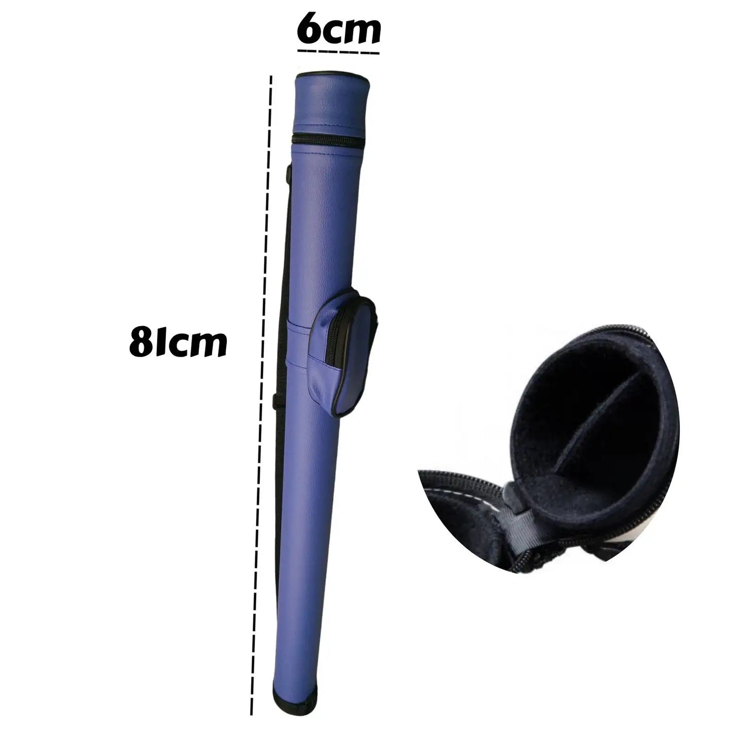 New 2/4Holes Pool Cue Case Snooker Club With Divider Billiard Pool Cue Stick Carrying Bag Billiard Case Accessories