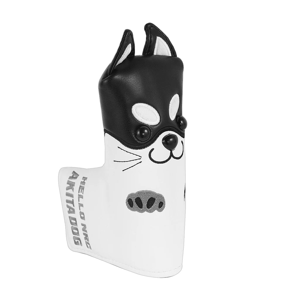 Blade Covers Golf Putter Blade Cover White Golf Putter Cover Headcover Closure for Blade Golf Putter