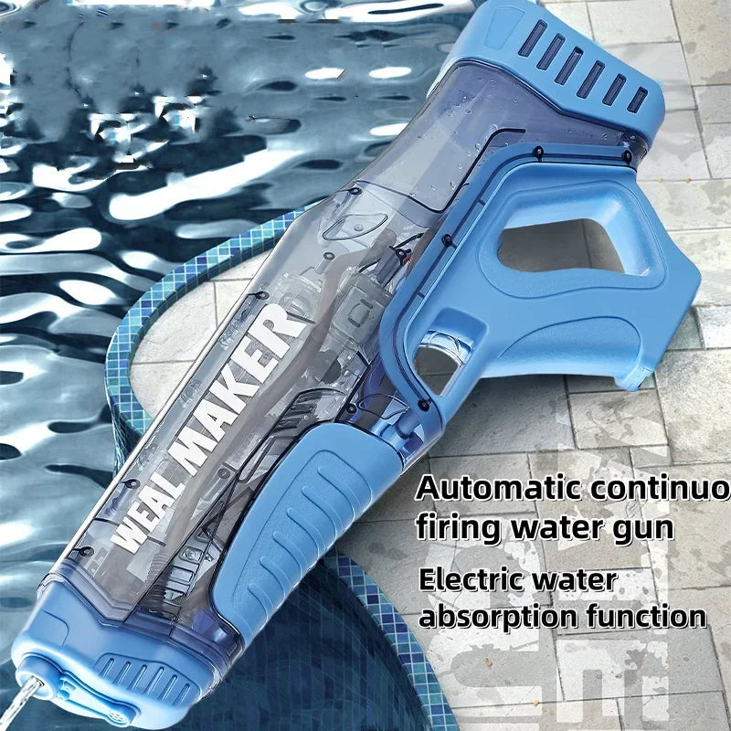 Hot Selling Dropshipping Electric Continuous Shooting Water Gun Toy Automatic Spray Outdoor Pool Summer Toy for Kids Adult Gift