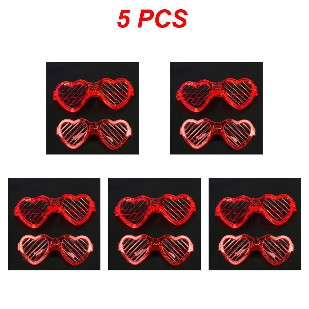 Sense of Future Science Technology LED Luminous Glasses Ins Popular Punk Goggles Party Christmas Colorful Light Shades Decor