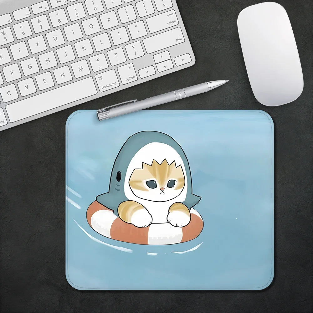 Gaming Mouse Pad XS Small Mousepad for Cute Pusheens Cats PC Gamer Desktop Decoration Office Mouse Mat Deskmat Rug