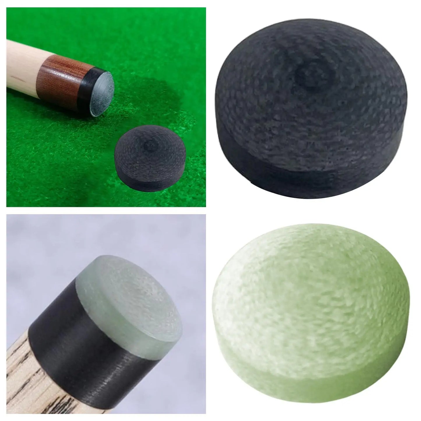 Pool Stick Tip Round Replacement Repair Break/Jump Tip Glue to Repair Hardness for Billiard Snooker Pool Cue Accessory