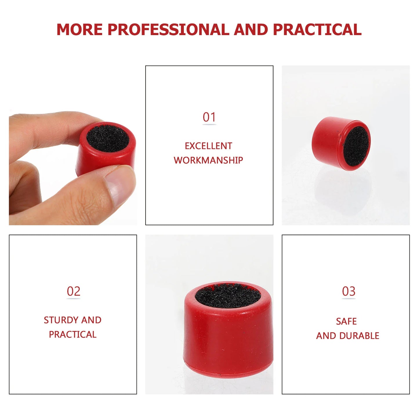 5Pcs Cue Tip Shaper Pool Cue Tip Sander Snooker Repair Tool Double Sided Grind Shaper Billiard Entertainment Accessory
