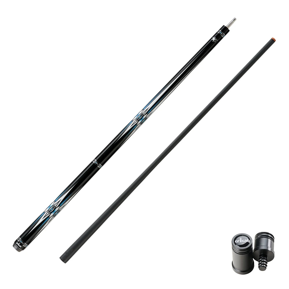 CRICAL Carbon Fiber Billiard Pool Cue Stick Black Technology Carbon Pool Cue Stick Kit 11.5/12.5mm Extender With Billiard