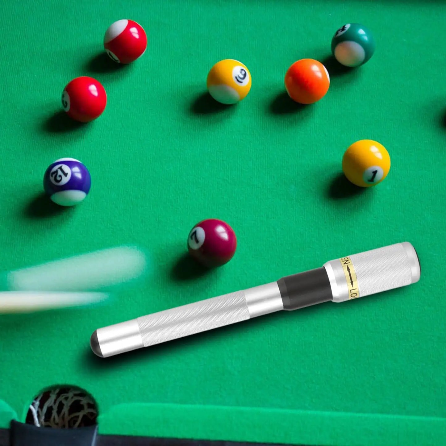 Lightweight Snooker Pool Cue Extender Billiard Snooker Cue Extension Lengthen Tools Aluminum Billiards Accessory for Enthusiast