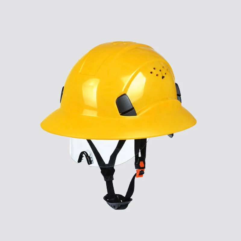 Construction Hard Hat Safety Helmet With Goggles Protective Working Rescue Cap Riding Helmet Rescue Climbing Helmets