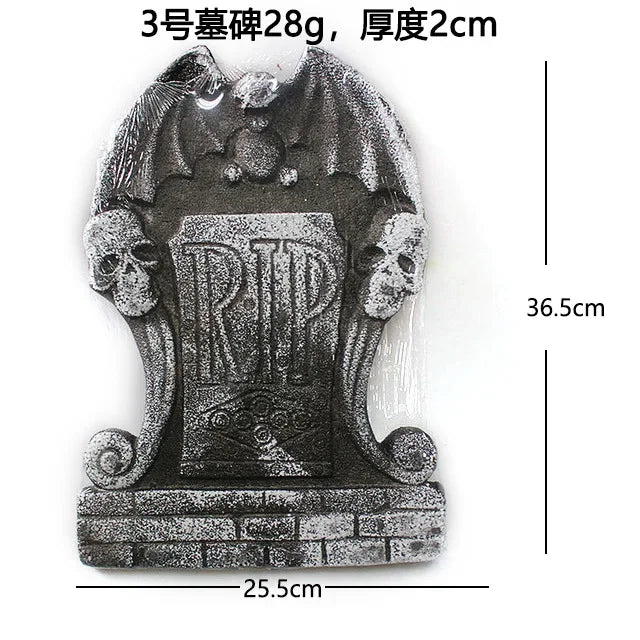 Halloween Decoration Foam Tombstone Ghost Festival Home Haunted House Bar Scene Layout Props Kids Adults Happy Halloween Supplie