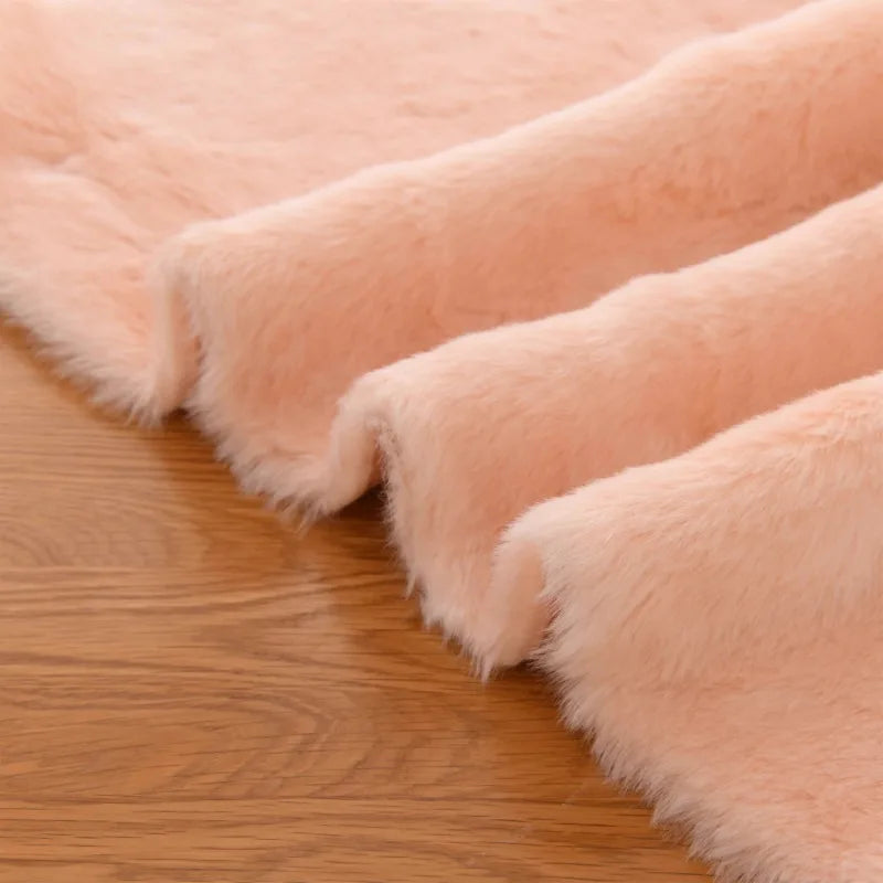2.5cm Imitation Rabbit Fox Fur Grass Counter Decoration Carpet Clothing Scarf Animal Fur Suit Fabric