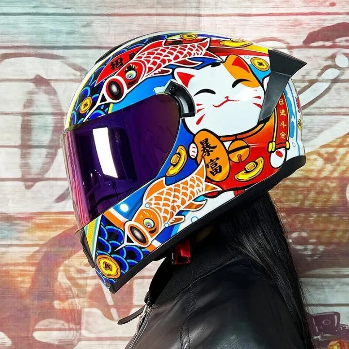 Men Motorcycle Helmet Women Full Face Warm Winter Motor Bike Moto Scooter Motorbike Helmets