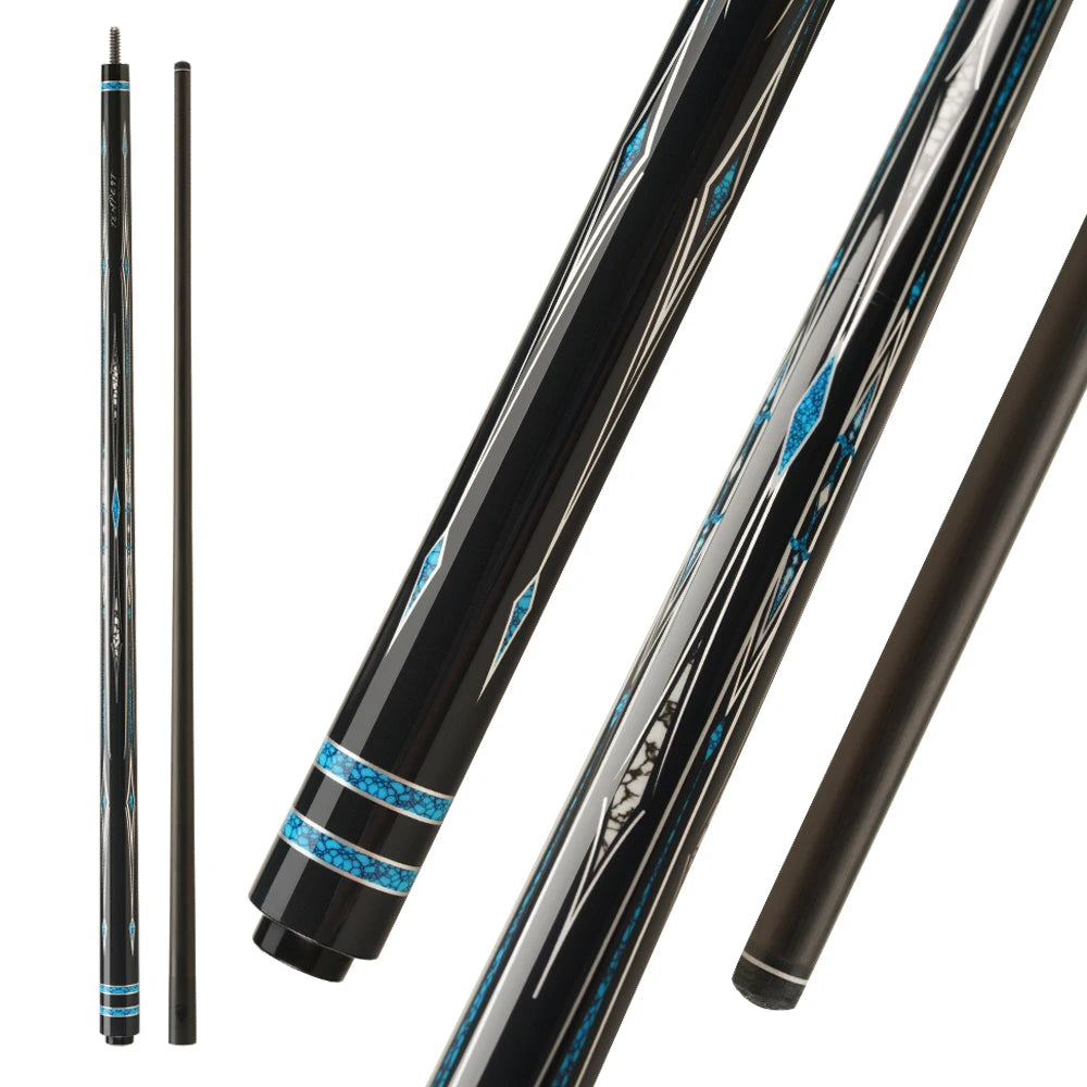 FURY AF Series Billiard Pool Cue Carbon Fiber Pool Cue 3/8*10 Pin Joint 12.5mm Tip Black Technology Carbon Pool Billiards