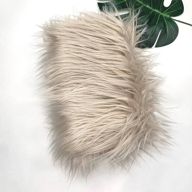 Faux Fur Fabric 46 Colors 160x50cm 8cm Soft Long Plush Handmade Doll/Clothing Shaggy Fabric