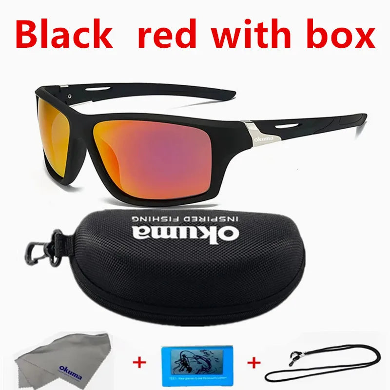 Okuma New Polarized Fishing Sunglasses UV400 Cycling, Driving, Hunting, Outdoor Sports Equipment Available in 5 Colors