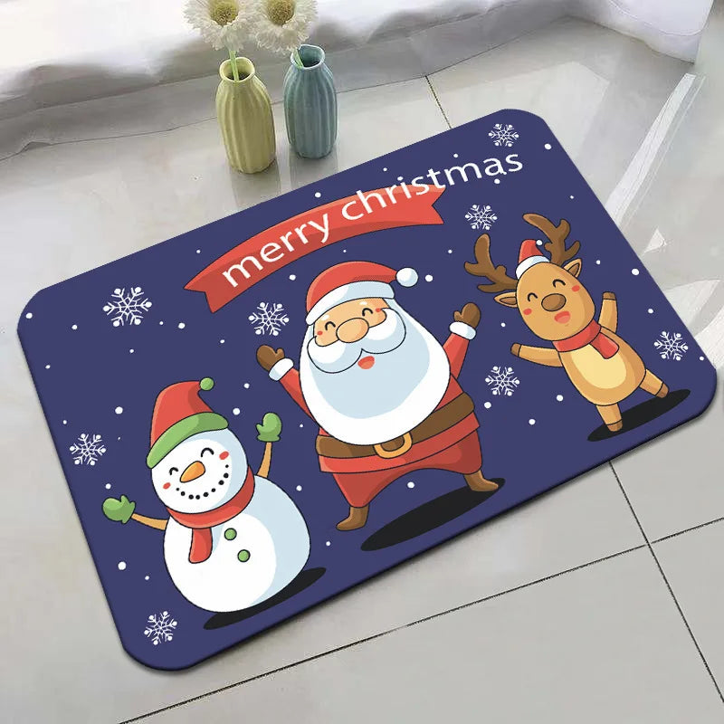 2024 Halloween Pumpkin Carpet Bedroom Bathroom Floor Mats Decorative Halloween Floor Mats Christmas Mats Christmas Decorations