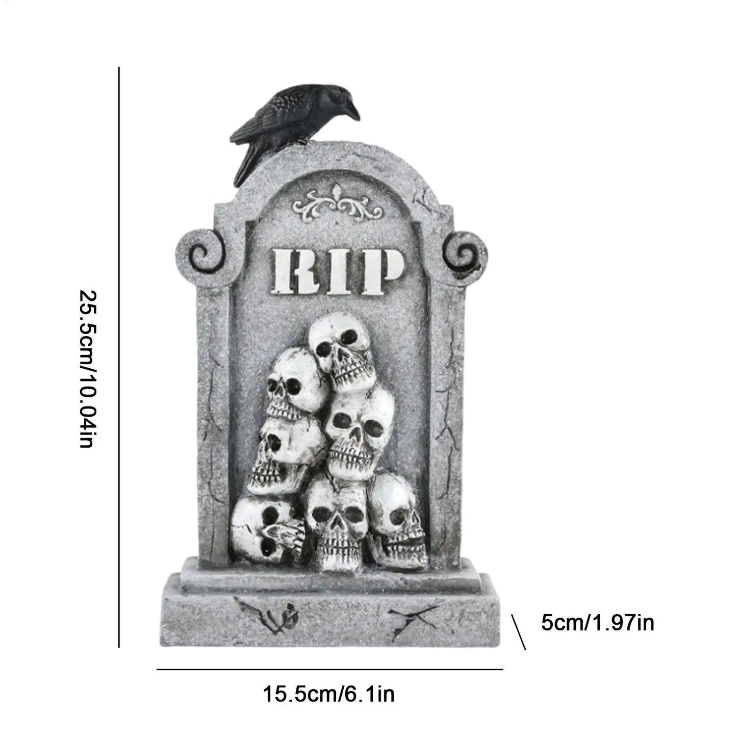 Halloween Graveyard Decorations Tombstones Halloween Decor Scary Gravestones Headstones Props for Crafts Signs Exterior Ground