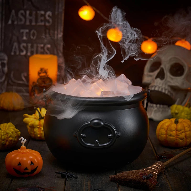 Halloween Witch's Cauldron Candy Pot & Storage Bucket Perfect Party Giveaway & Trick-Or-Treat Activity Fun Halloween Decoration