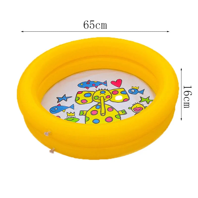 PVC Baby Inflatable Swimming Pool Kids Toy Summer Soft Fun Portable Bathtub for Water Game Portable Kids Outdoors Sport Play Toy
