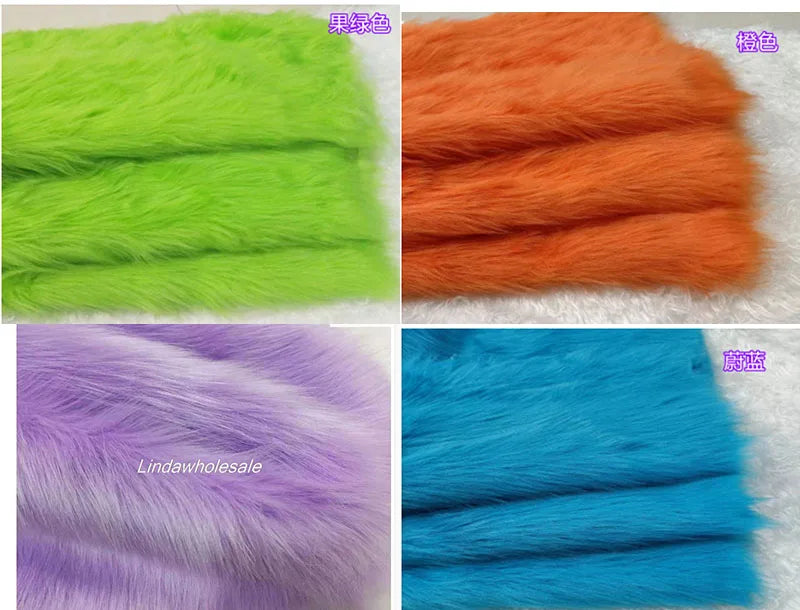 Wholsale Imitation Fox Plush Fur,felt Cloth,cloth Counter Carpet Material,faux Fur Fabric,sewing Accessories