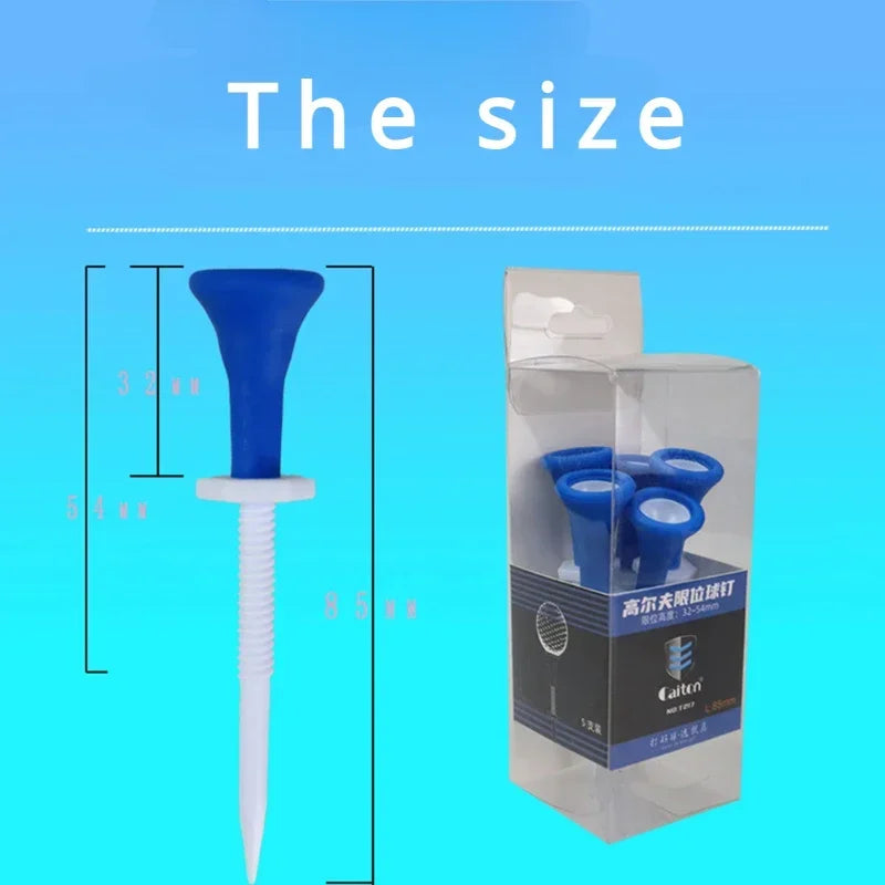 Height Adjustable Golf Tee Plastic Silicone Golf Tees for Driver Step Down Golf Ball Holder Training Ball Stand Accessories